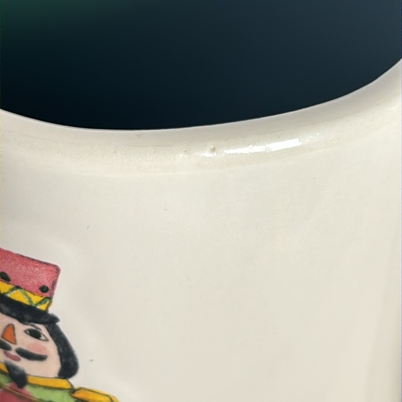 Rae Dunn You Crack me Up Double Sided Nutcracker 2023 mug with green interior - Picture 5 of 6